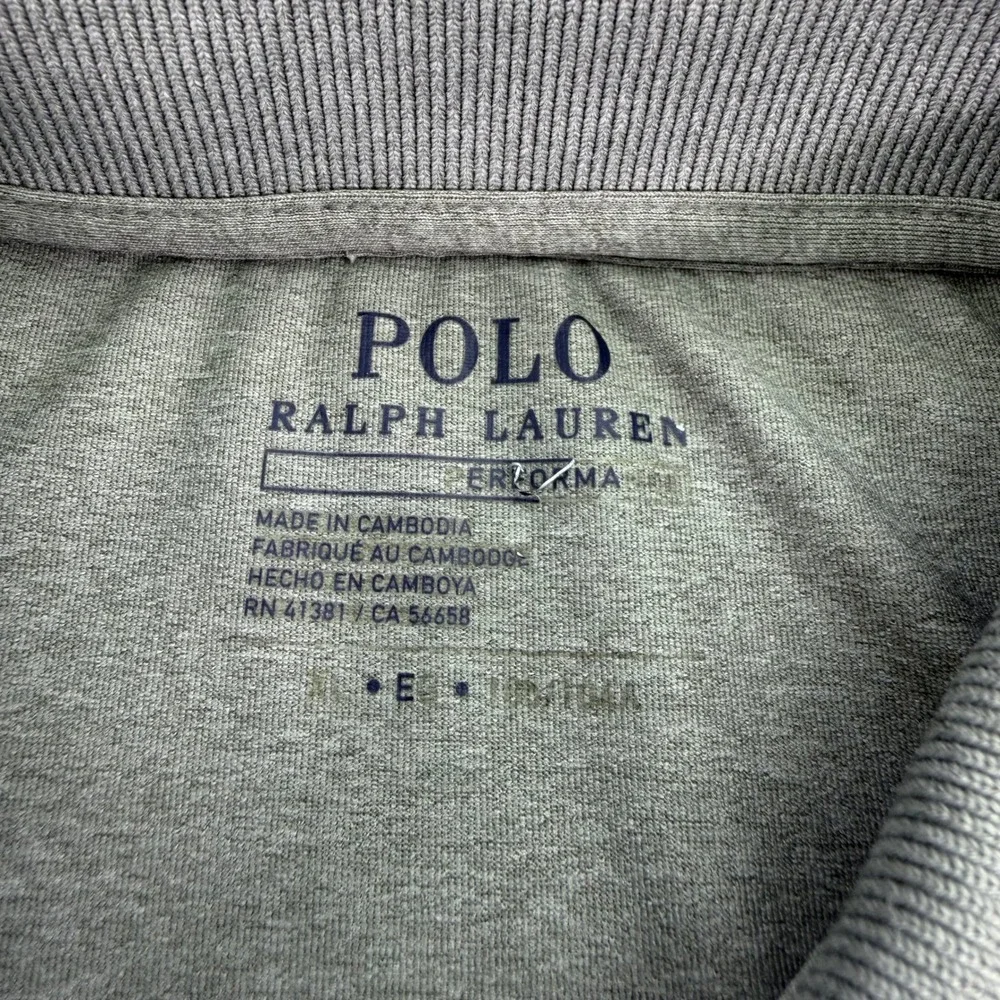 Polo Ralph Lauren Polo Shirt Mens‎ XL Grey Performance Heather Stretch Golf
